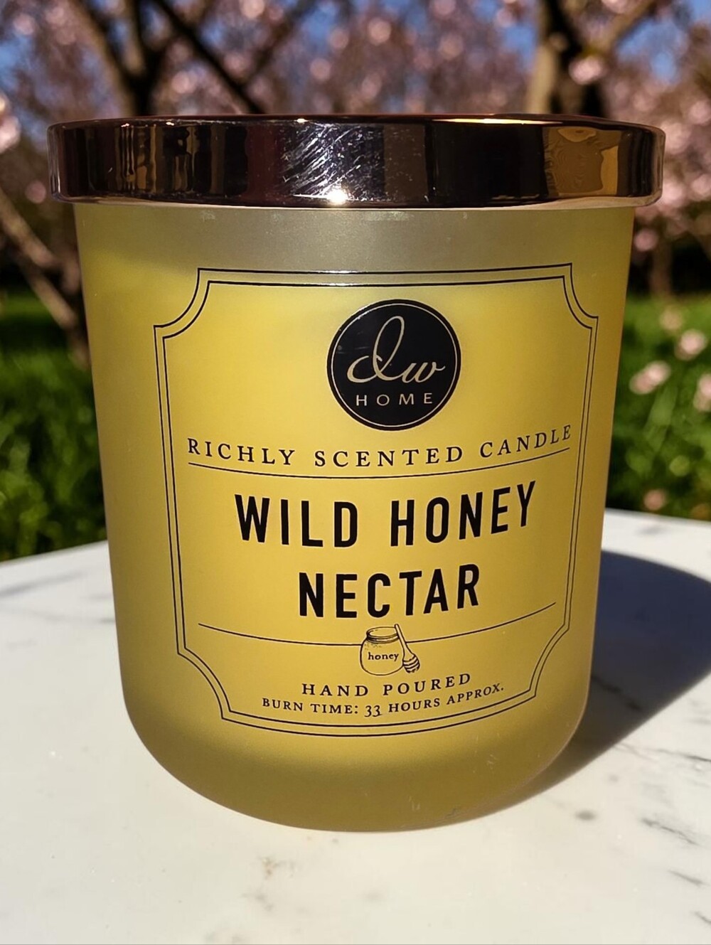 DW Home Wild Honey Nectar Scented Candle